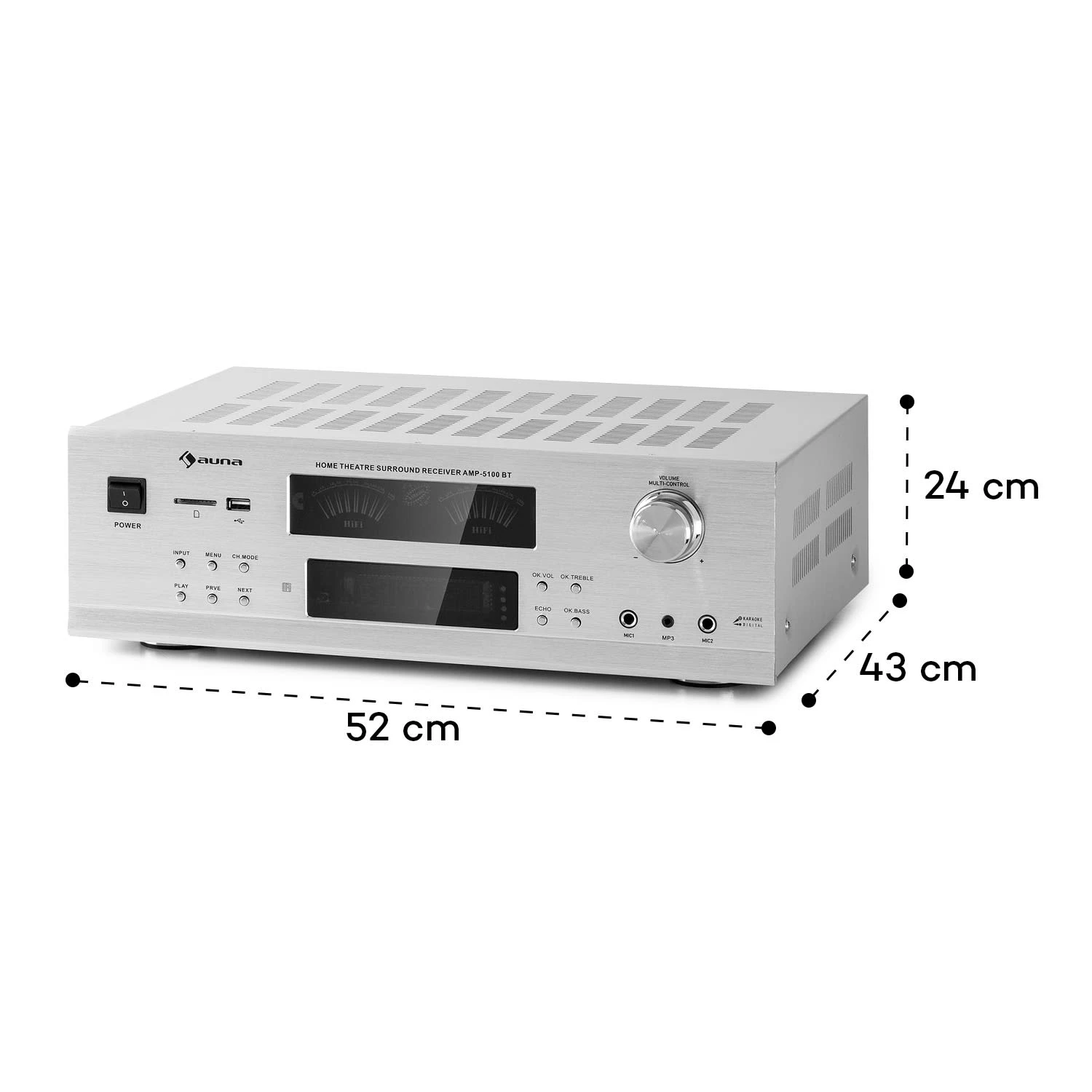 AMP 5100 BT Stereo-Verstärker 2x120 W + 3x50 W RMS BT 10 AMP 5100 BT Stereo-Verstärker 2x120 W + 3x50 W RMS BT - Image 8