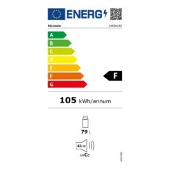 CoolArt 79L Kühl-Gefrier-Kombination EEK F Gefrierfach 9l Designtür -Haushaltsgeräte Förderung 10036182 energy label