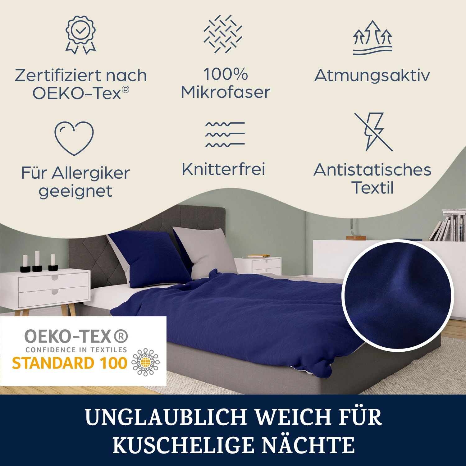 Soft Wonder-Edition Bettwäsche 155x200 Cm 4 Soft Wonder-Edition Bettwäsche 155x200 Cm - Image 2