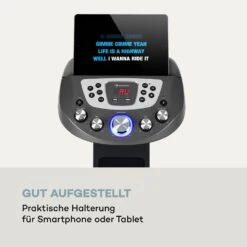 KaraBig LightUp MKII Karaokeanlage BT 2xMikro Multicolor 2xUSB 40W RMS 480W Peak -Haushaltsgeräte Förderung 10036272 de 0008 logo