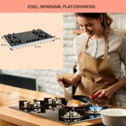 MultiChef 5 Kombi-Gaskochfeld Gas/Glaskeramik 5 Zonen 16 MultiChef 5 Kombi-Gaskochfeld Gas/Glaskeramik 5 Zonen -Haushaltsgeräte Förderung 10036338 de 0006 usp