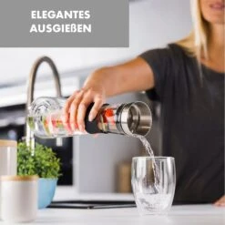 Glaswerk Sile Karaffe 1 Liter Borosilikatglas Fruchtspieß Mit Stopper -Haushaltsgeräte Förderung 10036361 de 0005 logo