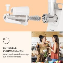 Mighty Mince Elektrischer Fleischwolf 500 - 1361 Watt 3 Lochscheiben -Haushaltsgeräte Förderung 10036478 de 0006 logo