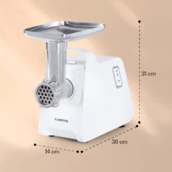 Mighty Mince Elektrischer Fleischwolf 500 - 1361 Watt 3 Lochscheiben -Haushaltsgeräte Förderung 10036478 yy 0008 logo