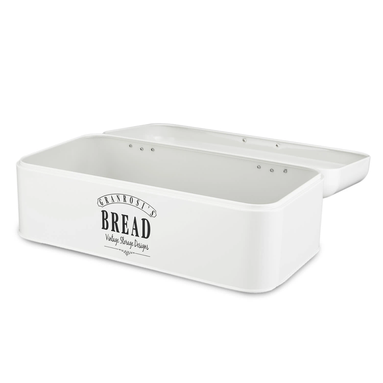 Delaware Brotkasten Metall 42x16x24,5 Cm Klappdeckel Lüftungslöcher 5 Delaware Brotkasten Metall 42x16x24,5 Cm Klappdeckel Lüftungslöcher - Image 3