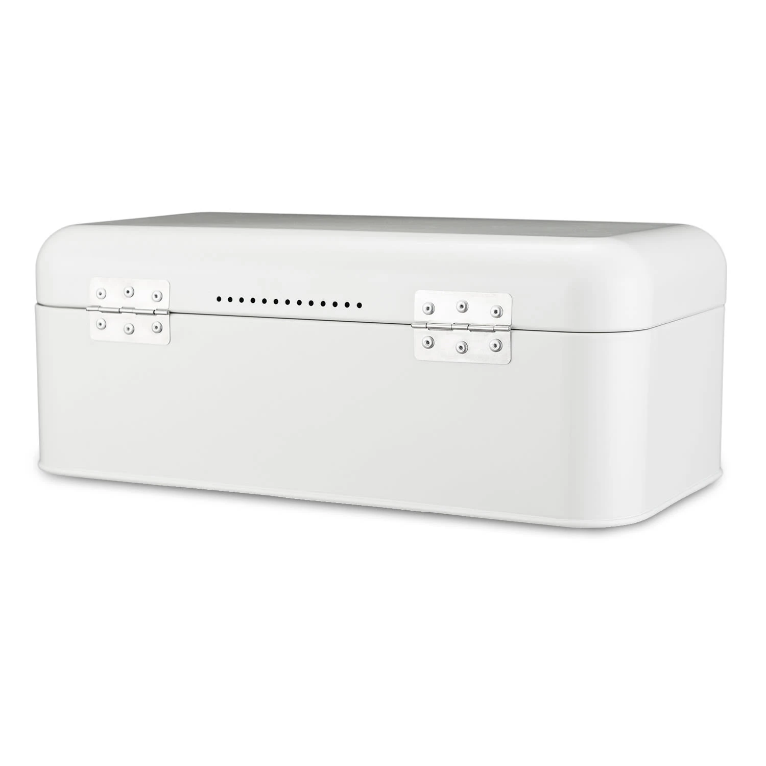 Delaware Brotkasten Metall 42x16x24,5 Cm Klappdeckel Lüftungslöcher 7 Delaware Brotkasten Metall 42x16x24,5 Cm Klappdeckel Lüftungslöcher - Image 5