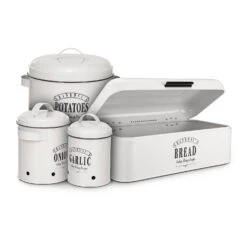 Montana Knoblauchtopf Emaille-Stahlblech 12 X 18 Cm (ØxH) Rostfrei -Haushaltsgeräte Förderung 10037445 yy 0005 logo