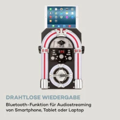 Arizona Sing Jukebox BT USB MP3 CD-Player Kabelmikrofon -Haushaltsgeräte Förderung 10037817 de 0003 logo