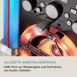 Arizona Sing Jukebox BT USB MP3 CD-Player Kabelmikrofon -Haushaltsgeräte Förderung 10037817 de 0004 logo