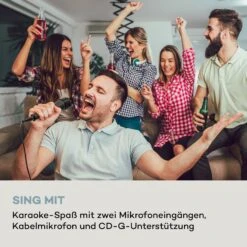 Arizona Sing Jukebox BT USB MP3 CD-Player Kabelmikrofon -Haushaltsgeräte Förderung 10037817 de 0008 logo