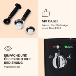 Passionata 20 Espressomaschine 20 Bar 6 Tassen 1,25 Liter Milchschaum -Haushaltsgeräte Förderung 10037855 de 0006 logo