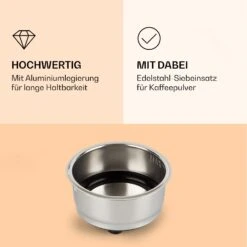 Passionata Espressomaker Siebträger Aluminiumlegierung Zubehör -Haushaltsgeräte Förderung 10037856 de 0003 logo
