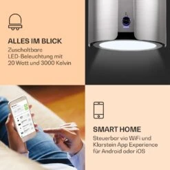 Skyfall Smart Inselabzugshaube Ø45cm Umluft 402m³/h LED -Haushaltsgeräte Förderung 10037973 de 0003 logo