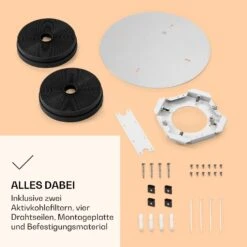 Skyfall Smart Inselabzugshaube Ø45cm Umluft 402m³/h LED -Haushaltsgeräte Förderung 10037973 de 0006 logo