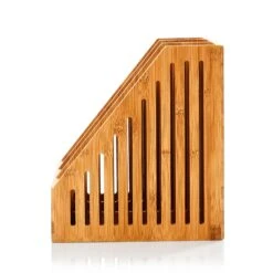 Stehsammler 3 Fächer Maße: 26,5x28x30 Cm Für DINA4-Formate Bambus -Haushaltsgeräte Förderung 10038041 yy 0005 logo
