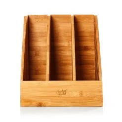 Stehsammler 3 Fächer Maße: 26,5x28x30 Cm Für DINA4-Formate Bambus -Haushaltsgeräte Förderung 10038041 yy 0007 logo
