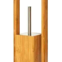 WC Garnitur Toilettenbürste 36x82x21cm Feuchtigkeitsresistent Bambus -Haushaltsgeräte Förderung 10038046 yy 0005 logo