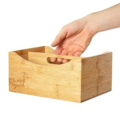 Schreibtischorganizer Stiftehalter 6 Fächer Maße: 25x12x18 Cm Bambus -Haushaltsgeräte Förderung 10038047 yy 0005 logo