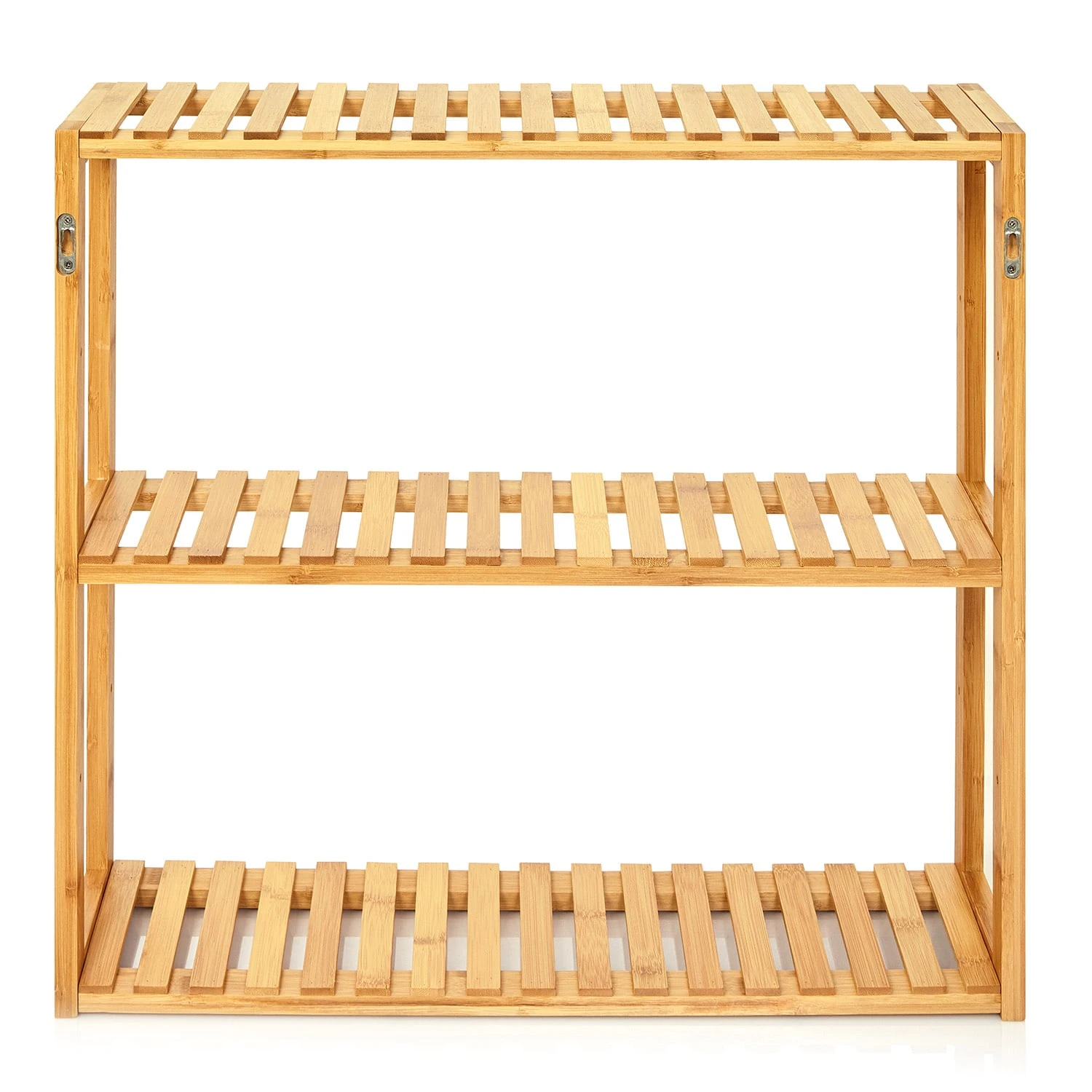 Regalablage 3 Etagen 60x54x15 Cm (BxHxT) Böden Höhenverstellbar Bambus 6 Regalablage 3 Etagen 60x54x15 Cm (BxHxT) Böden Höhenverstellbar Bambus - Image 5