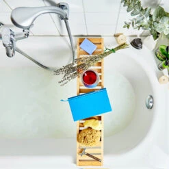 Badewannenablage 68,5x4,5x14,5cm Gitteroptik Wasserresistent Bambus 12 Badewannenablage 68,5x4,5x14,5cm Gitteroptik Wasserresistent Bambus -Haushaltsgeräte Förderung 10038099 yy 0004 logo