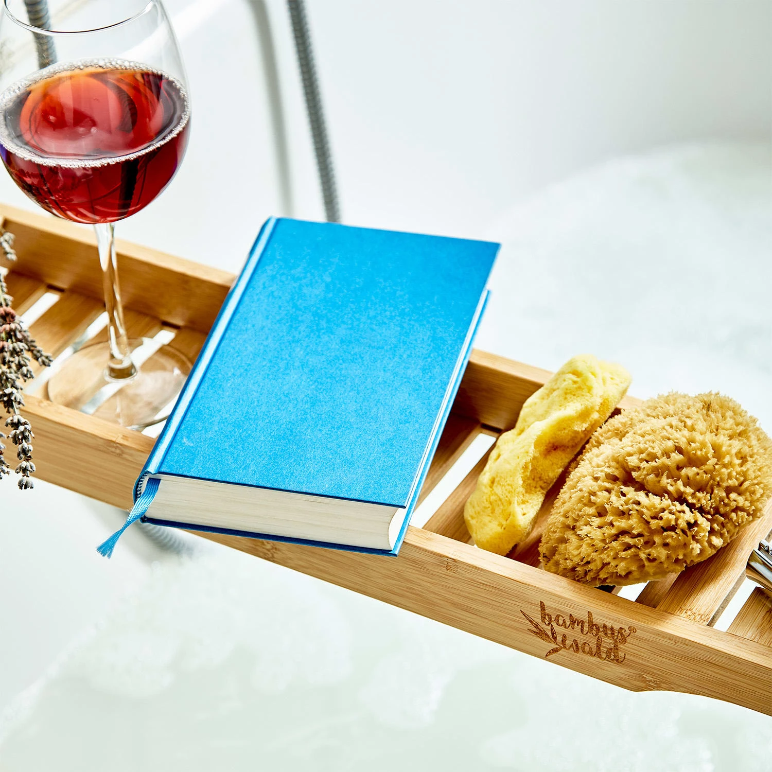 Badewannenablage 68,5x4,5x14,5cm Gitteroptik Wasserresistent Bambus 8 Badewannenablage 68,5x4,5x14,5cm Gitteroptik Wasserresistent Bambus - Image 6