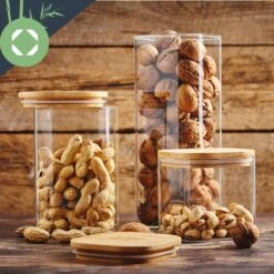 Eckiges Glas Mit Bambusdeckel Luftdicht Mit Silikonring 10x16x10 Cm 1200 Ml 12 Eckiges Glas Mit Bambusdeckel Luftdicht Mit Silikonring 10x16x10 Cm 1200 Ml -Haushaltsgeräte Förderung 10038103 yy 0004 logo