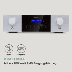 AMP-4000 DAB Hifi-Stereo-Verstärker DAB+-Radio USB Fernbedienung LED-Display -Haushaltsgeräte Förderung 10038330 de 0004 logo