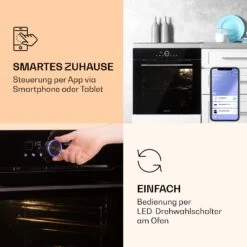 Illuminosa Smart Einbaubackofen 2800W 11 Funktionen App-Steuerung -Haushaltsgeräte Förderung 10038335 de 0003 logo