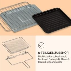 AeroVital Jumbo 3-in-1 Heißluftfritteuse Toaster Dörrautomat 1550 W 18 Liter -Haushaltsgeräte Förderung 10038339 de 0007 logo