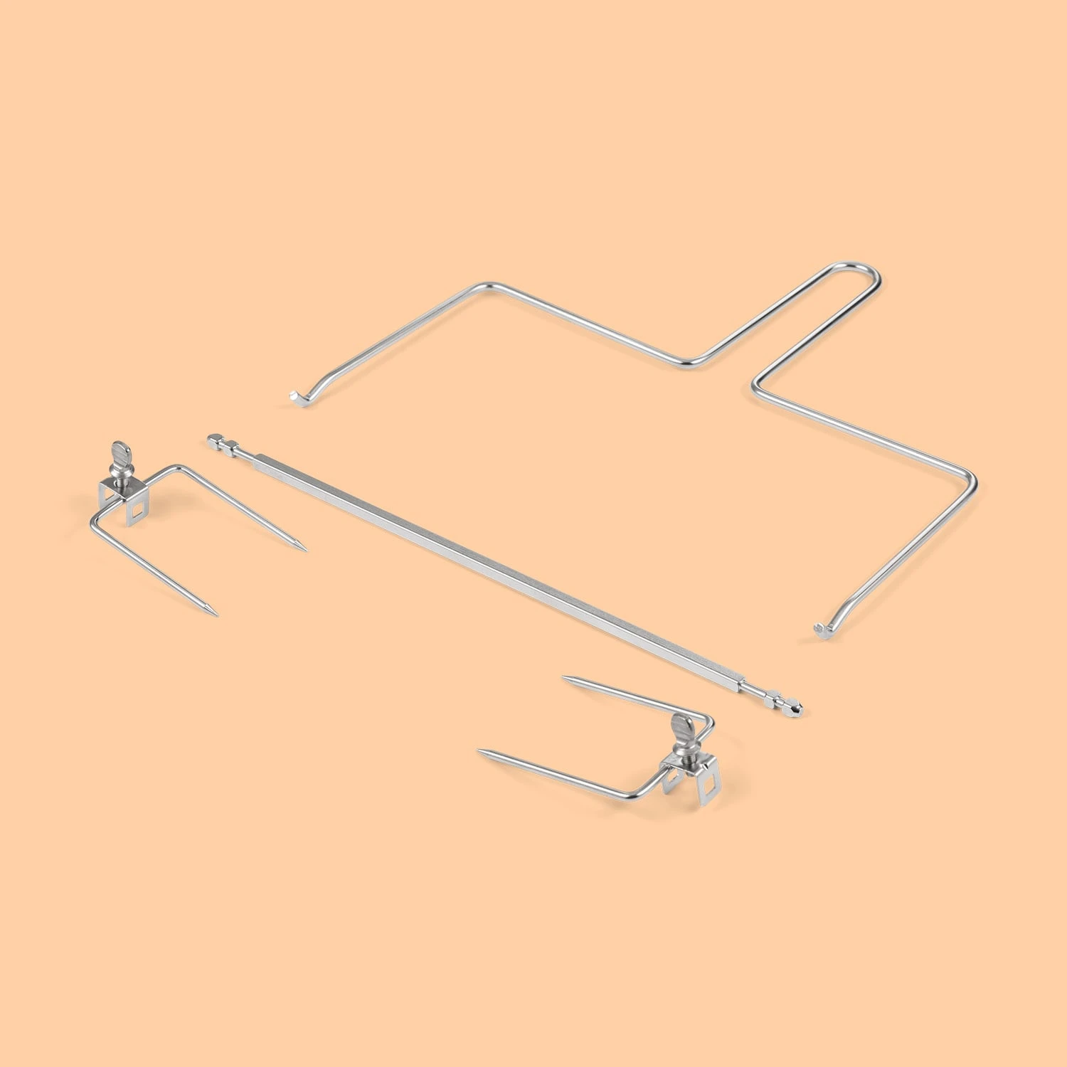 AeroVital Jumbo Heißluftfritteuse Rotisseriespieß & Drehspießheber Edelstahl 5 AeroVital Jumbo Heißluftfritteuse Rotisseriespieß & Drehspießheber Edelstahl - Image 3