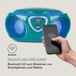 Roadie CD Boombox UKW-Radio Lichtshow CD-Player Bluetooth 5.0 12 Roadie CD Boombox UKW-Radio Lichtshow CD-Player Bluetooth 5.0 -Haushaltsgeräte Förderung 10038356 de 0003 logo