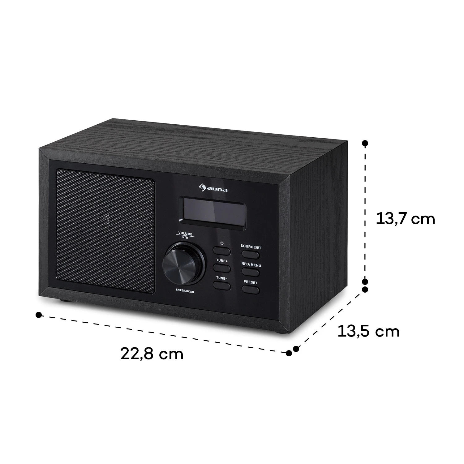Ambient DAB+/FM Radio BT 5.0 AUX-In LC-Display Wecker Eieruhr 9 Ambient DAB+/FM Radio BT 5.0 AUX-In LC-Display Wecker Eieruhr - Image 7