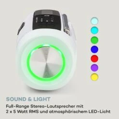 Blaster DAB Radio Tragbarer Bluetooth-Lautsprecher DAB/DAB+/FM Akku LCD -Haushaltsgeräte Förderung 10038363 de 0006 logo