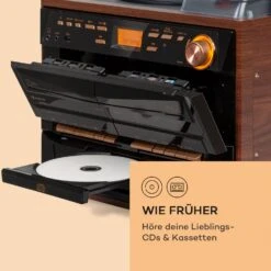 388-DAB+ Stereoanlage 20W Max. Vinyl CD Kassette BT FM/DAB+ USB SD -Haushaltsgeräte Förderung 10038373 de 0006 usp