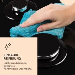 Victoria Domino Gaskochfeld 2-flammig Sabaf-Brenner Glaskeramik Retro-Look -Haushaltsgeräte Förderung 10038374 de 0007 logo