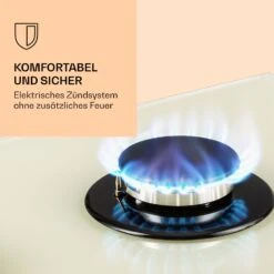 Victoria 5 Gaskochfeld 5-flammig Sabaf-Brenner Glaskeramik Retro-Look -Haushaltsgeräte Förderung 10038377 de 0004 logo