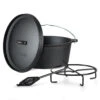 Galloway Dutch Oven 6.0 BBQ-Topf Gusseisen Voreingebrannt Größe M / 6 Qt -Haushaltsgeräte Förderung 10038581 yy 0001 titel
