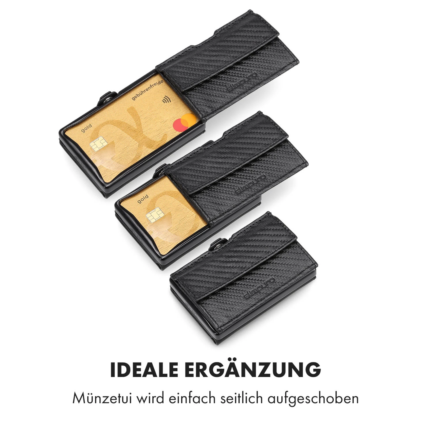 Coin Pocket Mit RFID-Schutzkarte Für ZNAP Slim Wallets 8 Und 12 Druckknopf 4 Coin Pocket Mit RFID-Schutzkarte Für ZNAP Slim Wallets 8 Und 12 Druckknopf - Image 2