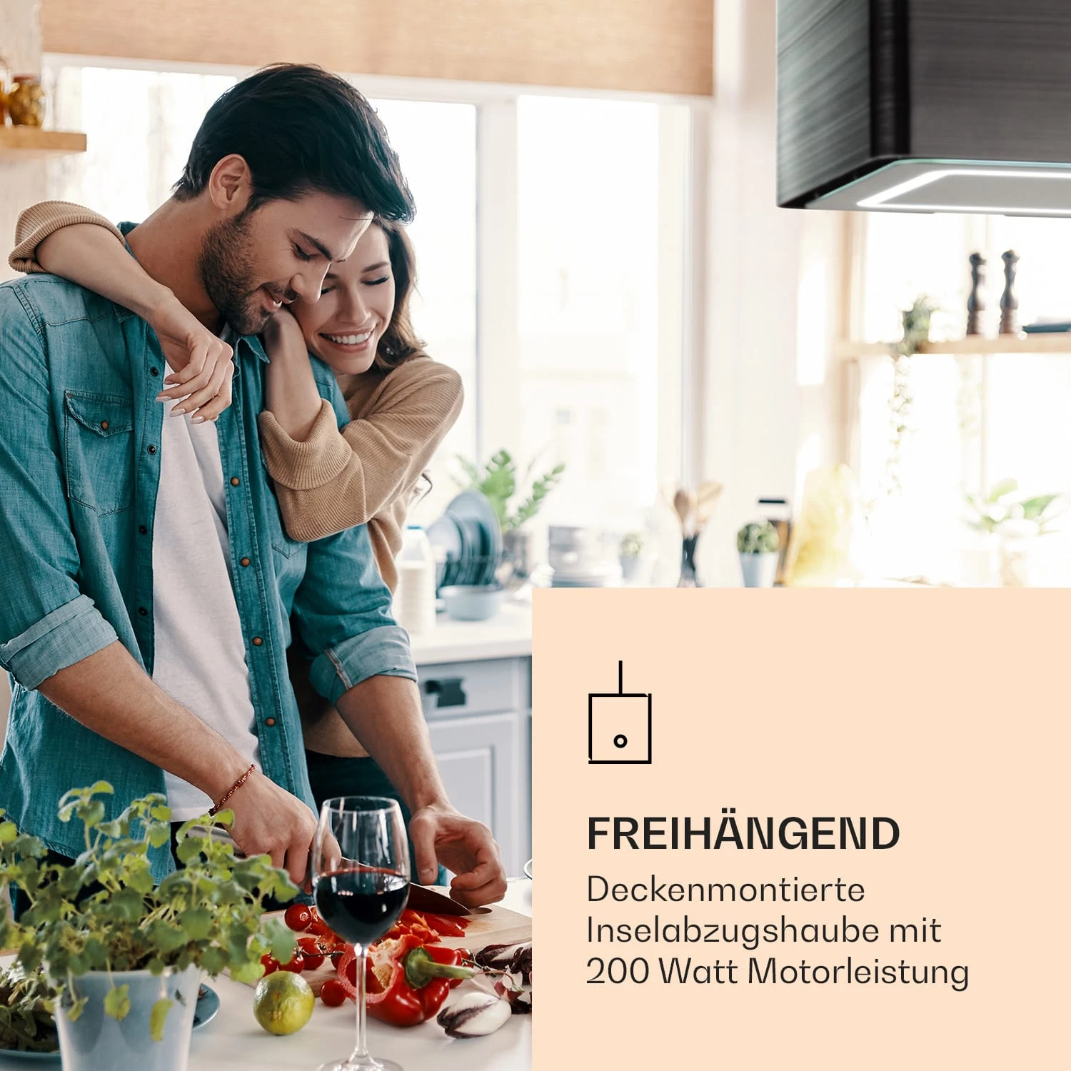 Futurelight Smart Inselabzugshaube Umluft 420m³/h LED Edelstahl 4 Futurelight Smart Inselabzugshaube Umluft 420m³/h LED Edelstahl - Image 2