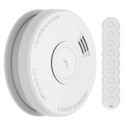 Rauchmelder DOF19 Kunststoff Warnsignal: 85 DB 9V Batteriebetrieben