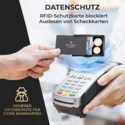 ZNAP Slim Wallet 12 Karten Münzfach 8 X 1,8 X 6 Cm (BxHxT) RFID-Schutz -Haushaltsgeräte Förderung 10038762 de 0003 usp
