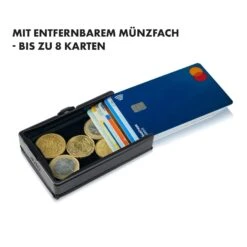 ZNAP Slim Wallet 12 Karten Münzfach 8 X 1,8 X 6 Cm (BxHxT) RFID-Schutz -Haushaltsgeräte Förderung 10038762 de 0005 logo