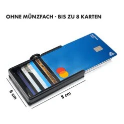 ZNAP Slim Wallet 8 Karten Münzfach 8 X 1,5 X 6 Cm (BxHxT) RFID-Schutz -Haushaltsgeräte Förderung 10038792 de 0007 logo