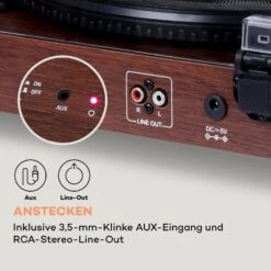 TT-Classic Light Plattenspieler Staubschutz Bluetooth 33/45/78 U/min -Haushaltsgeräte Förderung 10038898 de 0007 logo