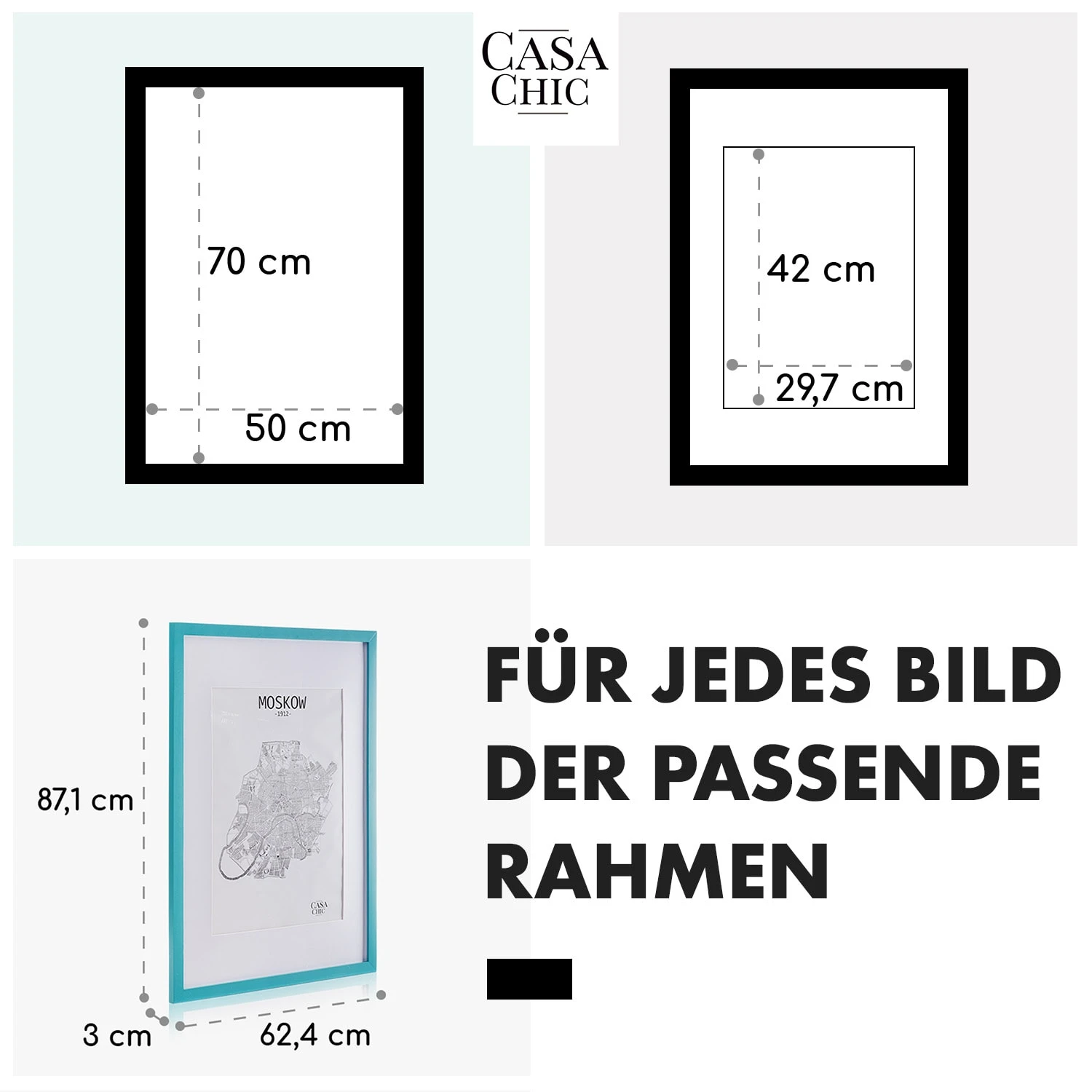 Kenton Bilderrahmen Rechteckig DIN A1 Passepartout Plexiglas 7 Kenton Bilderrahmen Rechteckig DIN A1 Passepartout Plexiglas - Image 5