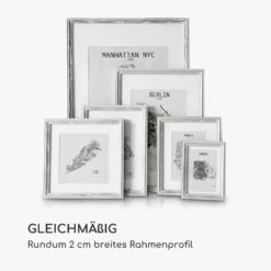 Lancaster Bilderrahmen Rechteckig 3er-Set 17x12 Cm Fotos Passepartout Holz -Haushaltsgeräte Förderung 10039304 de 0007 logo