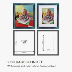 Lancaster Bilderrahmen Rechteckig 24,8 X 19,3 Cm Fotos Passepartout Holz -Haushaltsgeräte Förderung 10039318 de 0007 logo