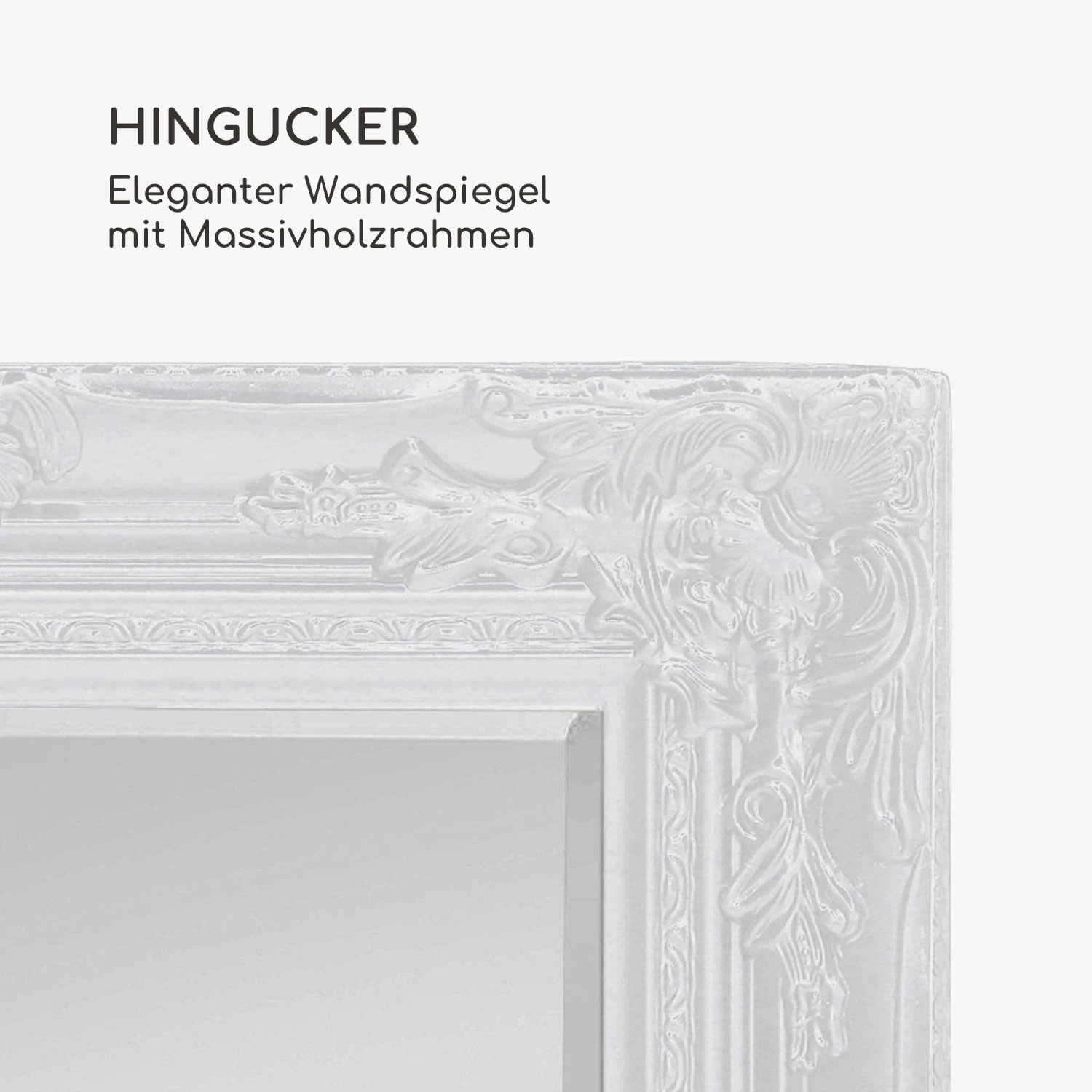 Ipswich Wandspiegel Massivholzrahmen Rechteckig 53 X 42 Cm 6 Ipswich Wandspiegel Massivholzrahmen Rechteckig 53 X 42 Cm - Image 4