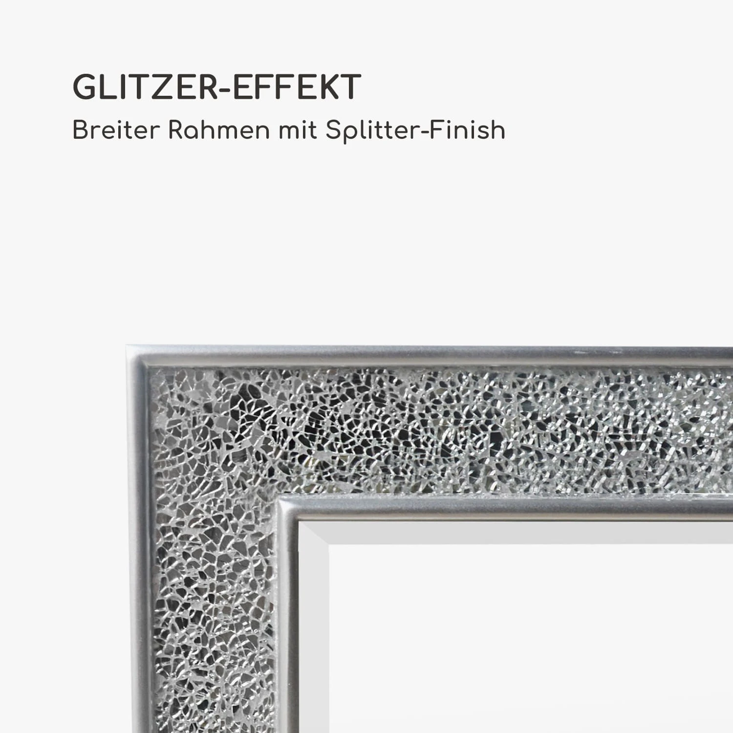 Watford Wandspiegel 90 X 60 Cm Echtholz Glasfliesen Mit Mosaikeffekt 7 Watford Wandspiegel 90 X 60 Cm Echtholz Glasfliesen Mit Mosaikeffekt - Image 5