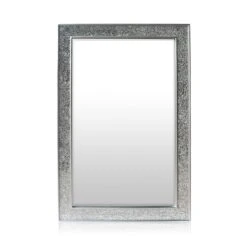 Watford Wandspiegel 90 X 60 Cm Echtholz Glasfliesen Mit Mosaikeffekt